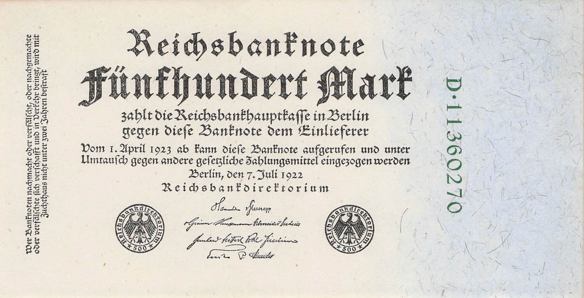 Ro.071 500 Mark 1922